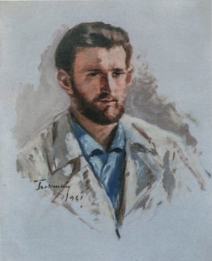 Portrait of The Doctor O. Torbych, 1961, oil on cardboard