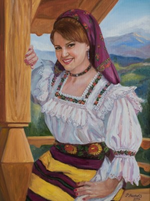 Maria Mihali, 2017, oil on canvas, 60x80