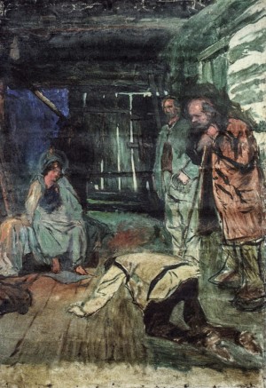 Christmas, 1930s, oil on canvas, 122x80