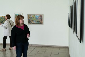 EMMA LEVADSKA PRESENTED THE RETROSPECTIVE EXHIBITION OF WORKS ON THE OCCASION OF HER JUBILEE IN UZHHOROD