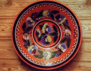  A Bowl, clay,glaze, painting