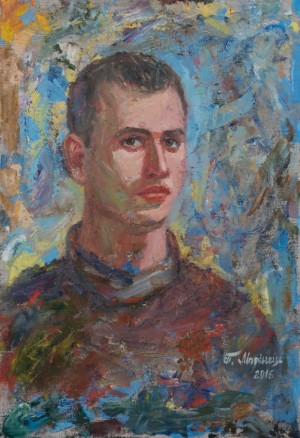 Self-portrait, 2016, oil on canvas, 40x60