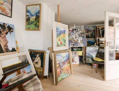Master and his studio. Ivan Masniuk  
