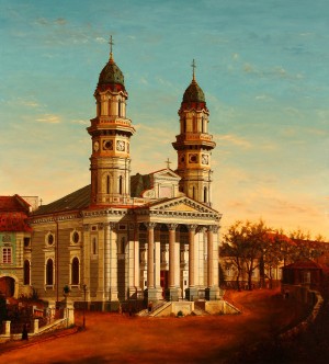 Cathedral, 1999, oil on canvas, 110x100