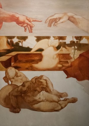 Triptych 'Fear' (right part), 1995, oil on canvas 