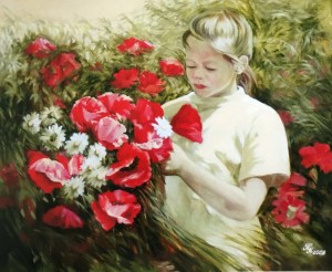 M. Mytryk ‘Poppy Heads‘, 2008, oil on canvas, 70х80