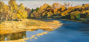Autumn On The River Latorytsia 