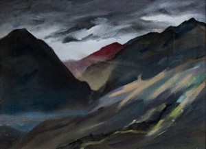 ’Before The Storm’, 2006, tempera on cardboard 