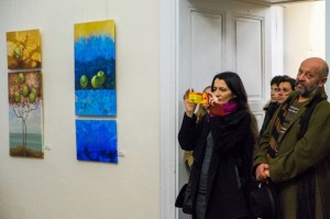 N. Myronchuk-Didyk and G. Dykun. Exhibition «Synthesis» of Ivan Didyk and Ivanka Voitovych. Museum named after Y. Bokshai. 17.11.2017