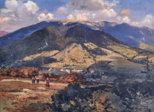 Synevyr Polonynas, 1957, oil on canvas, 90x120