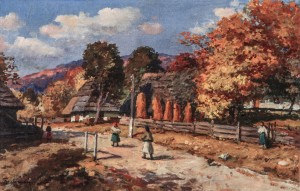 Rural Street, 1960, oil on canvas, 46x70