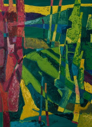 V. Bobita Not far away , 2017, oil on canvas, 110x80