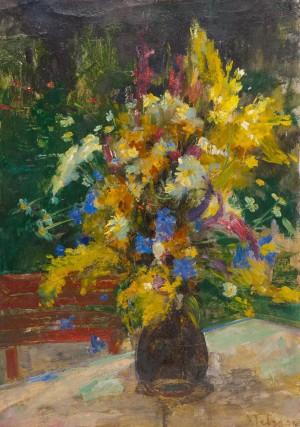 Польові квіти, 1954, к.о., 70х52