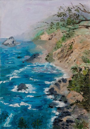 'Morning On Capri', 2017, oil on canvas 