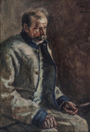 Old Bell Ringer, 1934, oil on canvas,  85х57,5