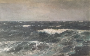 Seascape, oil on canvas, 35x57