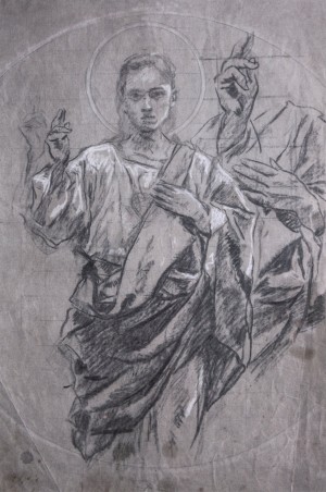 Студія, 1940-ві, пап.вуг.біл., 59х35