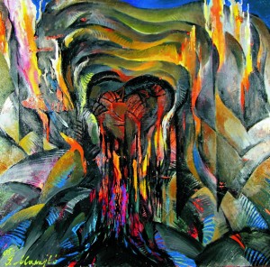 My heart oil on canvas, 2005