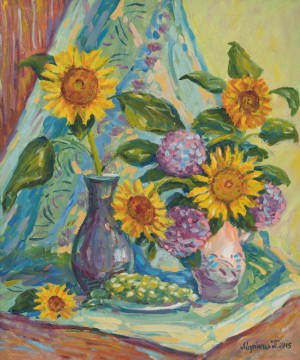 Hydrangea, 2015, oil on canvas, 50x60