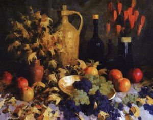 Autumn Still Lfe, 2010, oil on canvas, 90x110