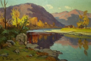 Landscape, oil on canvas, 68x99