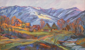 V. Vovchok "Breath of Winter", 2011, acrylic on canvas