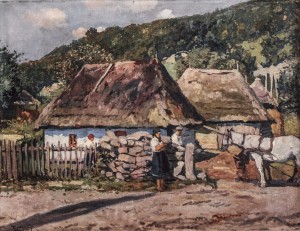 House At The Edge Of The Village, 1942, oil on canvas, 70x91
