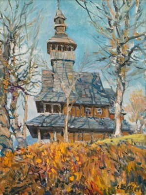 Nicholas Church of Kolodne Village, 2015, oil on canvas, 81x61