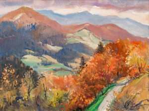 Autumn In The Mountains, 2017, oil on canvas, 60x80 