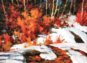 The First Snow, 2008, 70x100