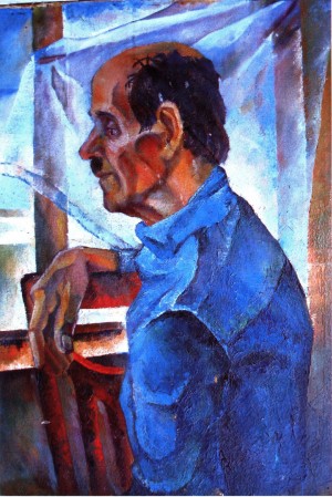 Portrait of Grandfather, 1974, oil on canvas