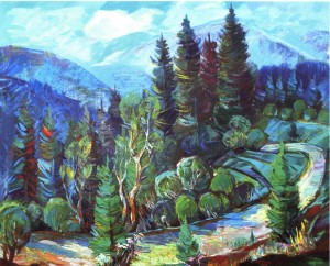 Black River, 2013, oil on canvas