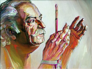 Портрет батька пол олія, 2004