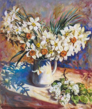 Daffodils, 2010, oil on canvas, 50x60