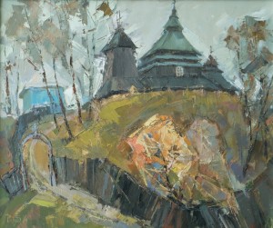 Architectural Monument, 2014, oil on canvas, 60x70