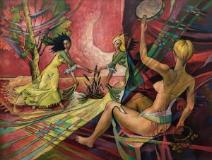 ’Pink Dances’, 2003, oil on canvas