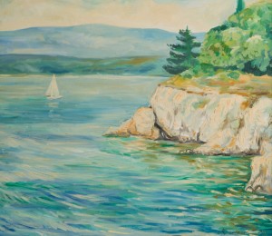 Krk Island, Croatia, 2011, oil on canvas