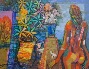 O. Kondratiuk. Spring, Autumn, Summer and Again Spring, 2017, oil on canvas