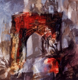 Ballad Of Hail Of Breck, 1996, acrylic on canvas, 64x62