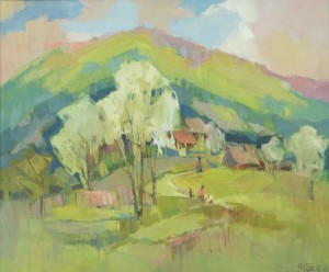April', oil on canvas, 60x70