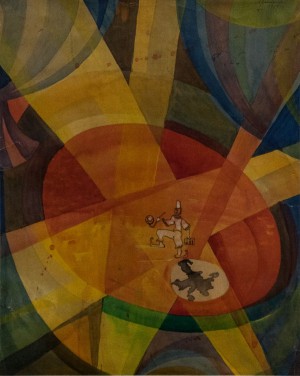 ’Manege’, 1969, watercolour on paper 