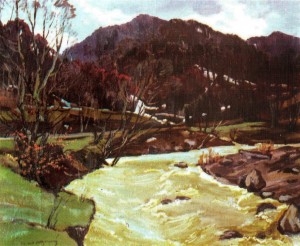 Silty Water Is Flowing..., 1979, 60x70