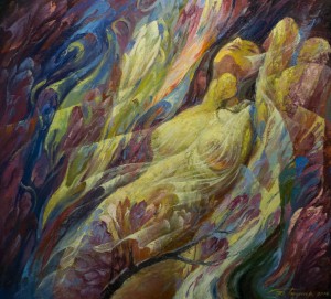 Spring ecstasy, 2016, oil on canvas, 100х110 