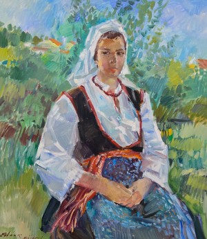 F. Erfan "Dalmatian", 2015, oil on canvas