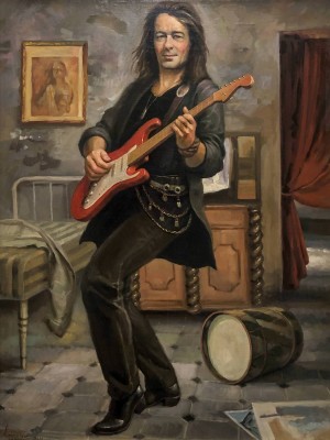 ’A Rollingstone’, 2010, oil on canvas, 65x50