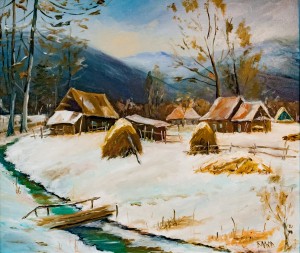 A. Badov Untitled , 2017, oil on canvas, 55x65