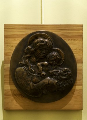 János Nagy Madonna with the Baby bronze 23,5х22 