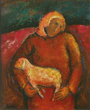 Lamb, 2011, oil on canvas, 70x60