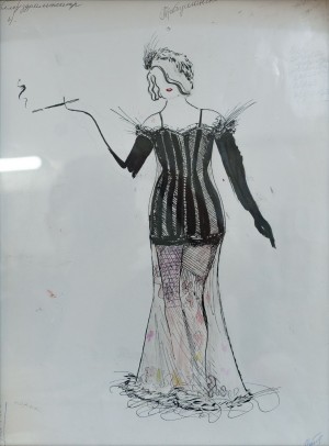 A Sketch Of Costume 