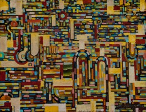 ’Composition’, 2003, oil on canvas 